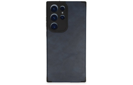 Newface Samsung Galaxy S23 Ultra Kılıf Loop Deri Silikon - Lacivert
