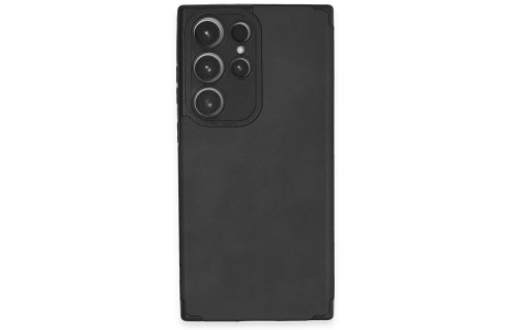 Newface Samsung Galaxy S23 Ultra Kılıf Loop Deri Silikon - Siyah
