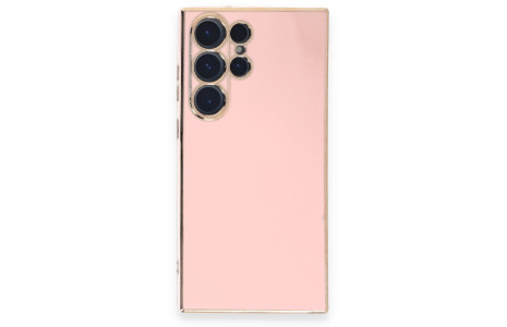 Newface Samsung Galaxy S23 Ultra Kılıf Volet Silikon - Pembe