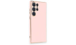 Newface Samsung Galaxy S23 Ultra Kılıf Volet Silikon - Pembe