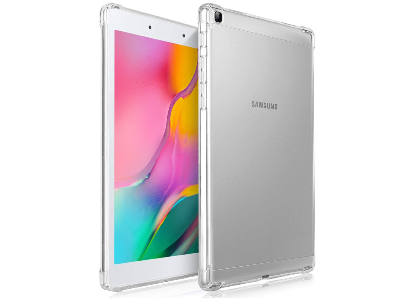 Newface Samsung Galaxy T290 Tab A 8 Kılıf Anti Şeffaf Tablet Silikon - Şeffaf