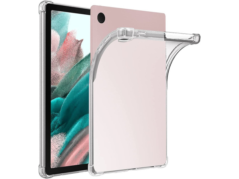 Newface Samsung Galaxy X200 Tab A8 10.5 Kılıf Anti Şeffaf Tablet Silikon - Şeffaf