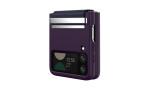 Newface Samsung Galaxy Z Flip 3 Kılıf Belt Flip Kapak - Mor