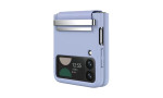 Newface Samsung Galaxy Z Flip 3 Kılıf Belt Flip Kapak - Sierra Blue