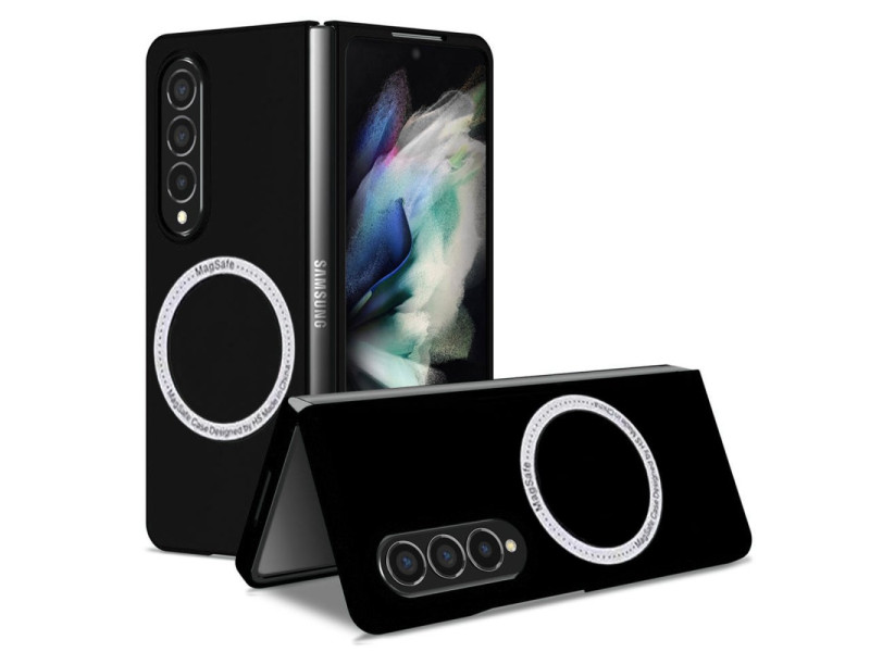 Newface Samsung Galaxy Z Fold 4 Kılıf Mata Fold Kapak - Siyah