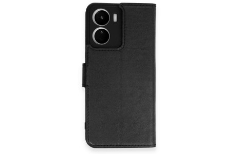 Newface Vivo Y16 Kılıf Trend S Plus Kapaklı Kılıf - Siyah