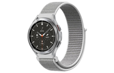Newface Watch 22mm Hasırlı Cırtcırtlı Kordon - Beyaz