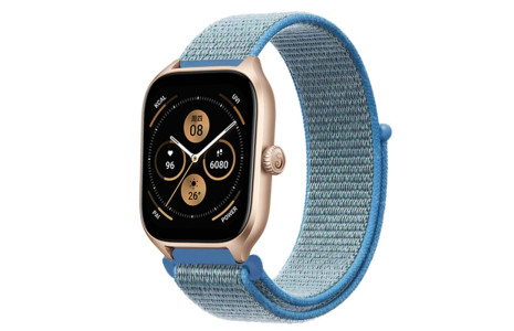 Newface Watch 22mm Hasırlı Cırtcırtlı Kordon - Mavi-Turkuaz