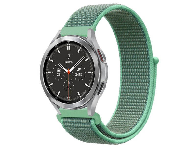 Newface Watch 22mm Hasırlı Cırtcırtlı Kordon - Turkuaz