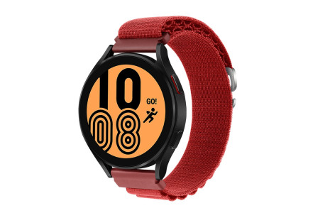 Newface Watch 22mm KR410 Kumaş Kordon - Kırmızı