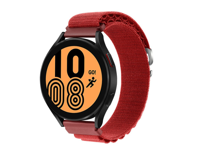 Newface Watch 22mm KR410 Kumaş Kordon - Kırmızı