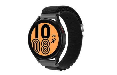 Newface Watch 22mm KR410 Kumaş Kordon - Siyah