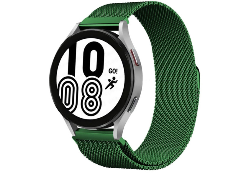 Newface Watch 22mm Metal Mıknatıslı Kordon - Haki Yeşil