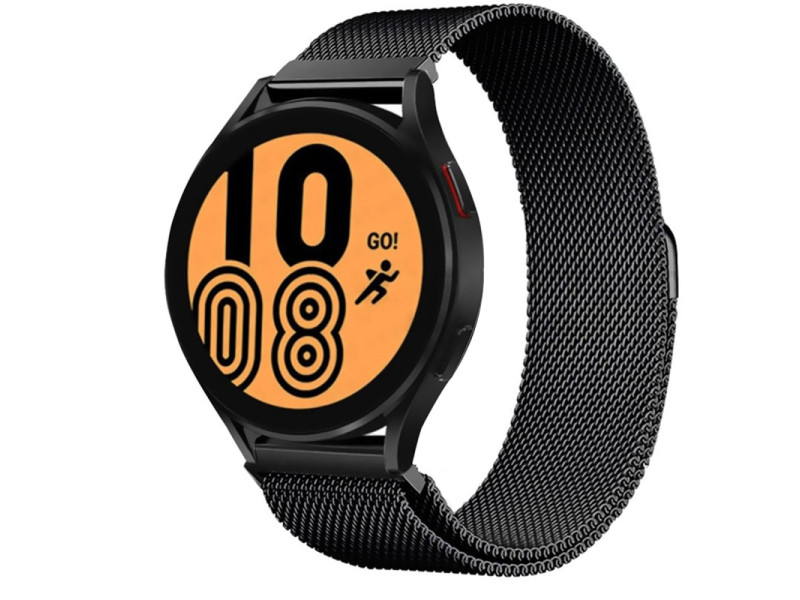 Newface Watch 22mm Metal Mıknatıslı Kordon - Siyah
