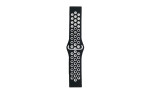 Newface Watch 22mm Spor Delikli Kordon - Siyah-Beyaz