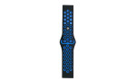 Newface Watch 22mm Spor Delikli Kordon - Siyah-Mavi