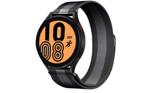Newface Watch 4 Metal Mıknatıslı Kordon - Siyah-Beyaz