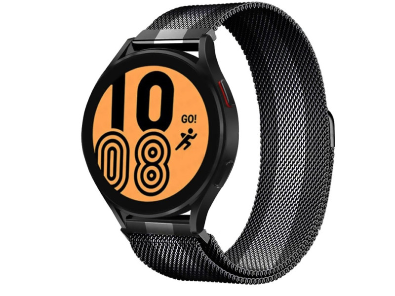 Newface Watch 4 Metal Mıknatıslı Kordon - Siyah-Beyaz