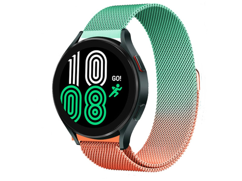 Newface Watch 4 Metal Mıknatıslı Kordon - Turuncu-Yeşil