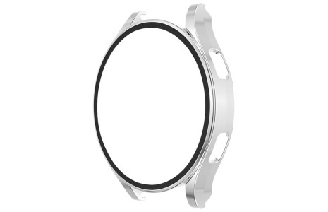 Newface Watch 5 Pro 45mm Wall Camlı Kasa Ekran Koruyucu - Gümüş