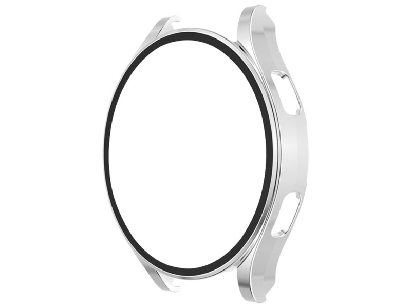 Newface Watch 5 Pro 45mm Wall Camlı Kasa Ekran Koruyucu - Gümüş