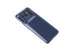 Newface Xiaomi Mi 11 Ultra Kılıf Focus Karbon Silikon - Lacivert