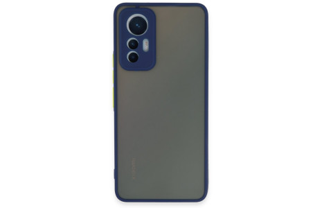 Newface Xiaomi Mi 12 Lite Kılıf Montreal Silikon Kapak - Lacivert