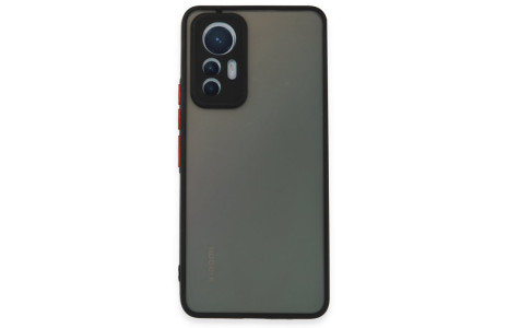 Newface Xiaomi Mi 12 Lite Kılıf Montreal Silikon Kapak - Siyah