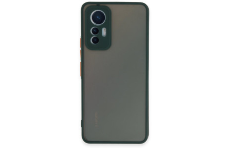 Newface Xiaomi Mi 12 Lite Kılıf Montreal Silikon Kapak - Yeşil