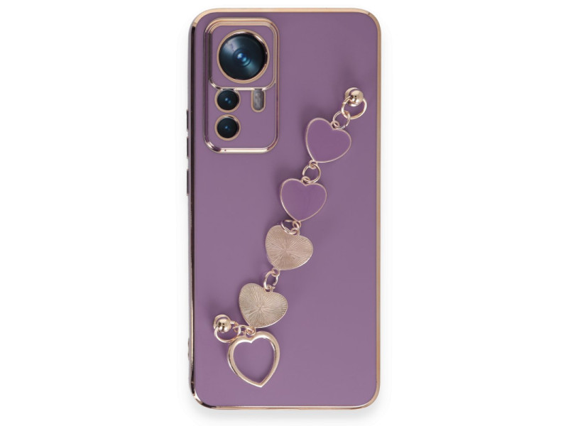 Newface Xiaomi Mi 12T Pro Kılıf Esila Silikon - Mor