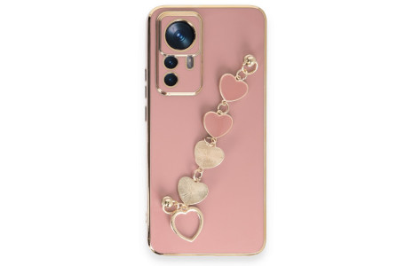 Newface Xiaomi Mi 12T Pro Kılıf Esila Silikon - Pudra