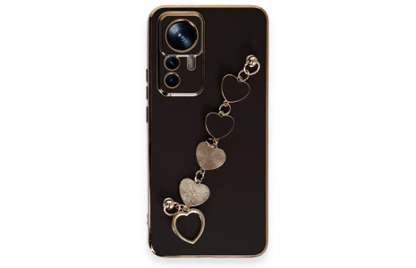 Newface Xiaomi Mi 12T Pro Kılıf Esila Silikon - Siyah