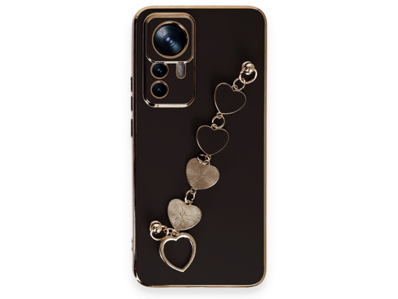 Newface Xiaomi Mi 12T Pro Kılıf Esila Silikon - Siyah