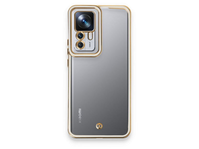 Newface Xiaomi Mi 12T Pro Kılıf Liva Lens Silikon - Beyaz