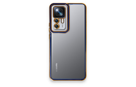 Newface Xiaomi Mi 12T Pro Kılıf Liva Lens Silikon - Mavi