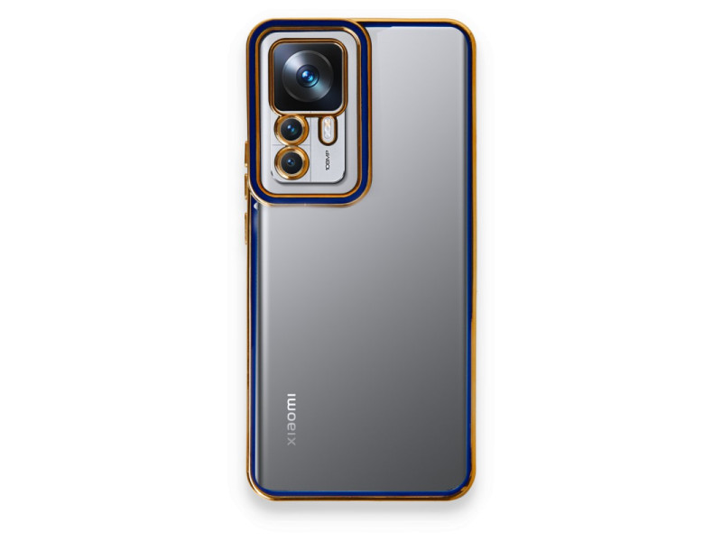 Newface Xiaomi Mi 12T Pro Kılıf Liva Lens Silikon - Mavi