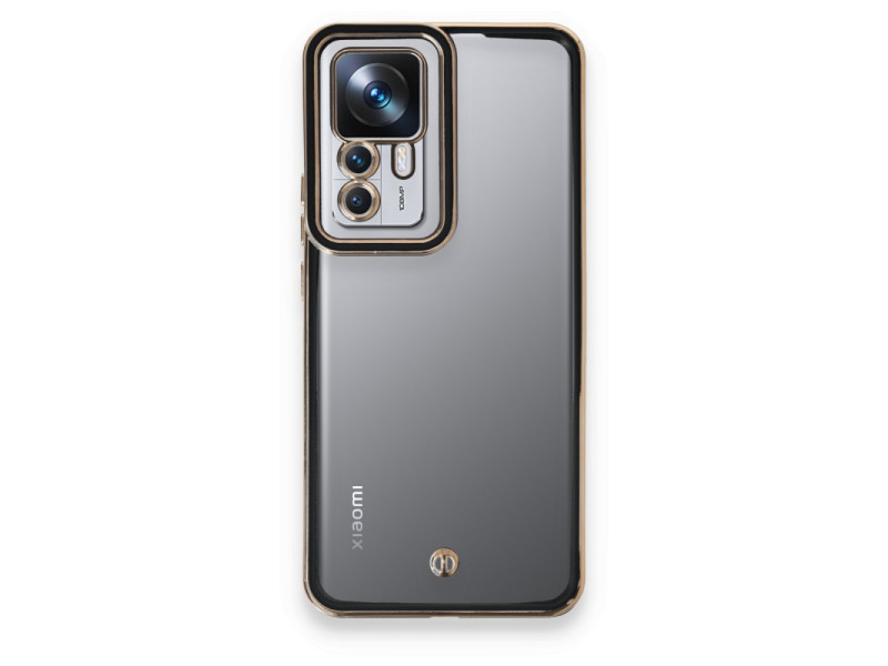 Newface Xiaomi Mi 12T Pro Kılıf Liva Lens Silikon - Siyah