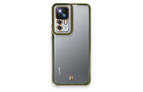Newface Xiaomi Mi 12T Pro Kılıf Liva Lens Silikon - Yeşil