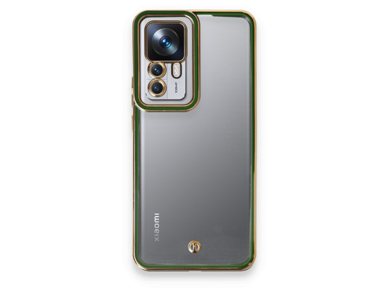 Newface Xiaomi Mi 12T Pro Kılıf Liva Lens Silikon - Yeşil