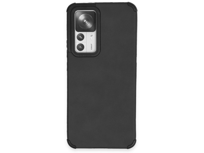 Newface Xiaomi Mi 12T Pro Kılıf Loop Deri Silikon - Siyah