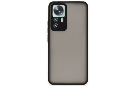 Newface Xiaomi Mi 12T Pro Kılıf Montreal Silikon Kapak - Siyah
