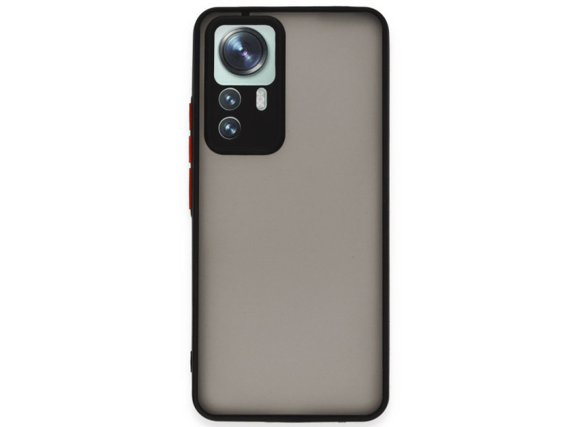 Newface Xiaomi Mi 12T Pro Kılıf Montreal Silikon Kapak - Siyah