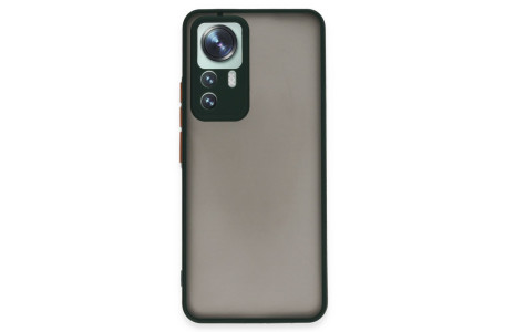 Newface Xiaomi Mi 12T Pro Kılıf Montreal Silikon Kapak - Yeşil