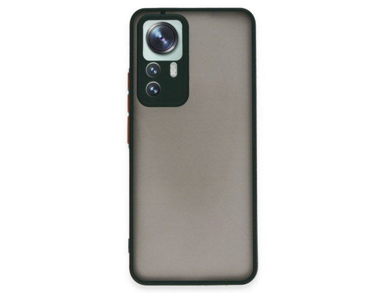 Newface Xiaomi Mi 12T Pro Kılıf Montreal Silikon Kapak - Yeşil