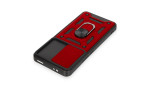 Newface Xiaomi Mi 12T Pro Kılıf Pars Lens Yüzüklü Silikon - Kırmızı