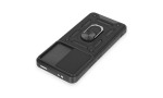 Newface Xiaomi Mi 12T Pro Kılıf Pars Lens Yüzüklü Silikon - Siyah