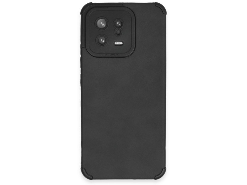 Newface Xiaomi Mi 13 Kılıf Loop Deri Silikon - Siyah