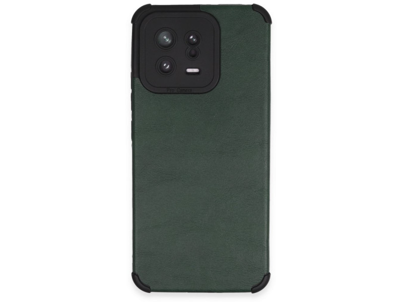 Newface Xiaomi Mi 13 Kılıf Loop Deri Silikon - Yeşil