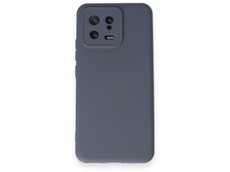 Newface Xiaomi Mi 13 Kılıf Nano içi Kadife Silikon - Gri