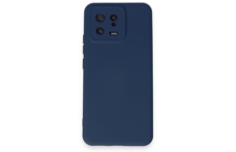 Newface Xiaomi Mi 13 Kılıf Nano içi Kadife Silikon - Lacivert